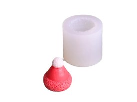 Molde silicona gorrito recto Papa Noel